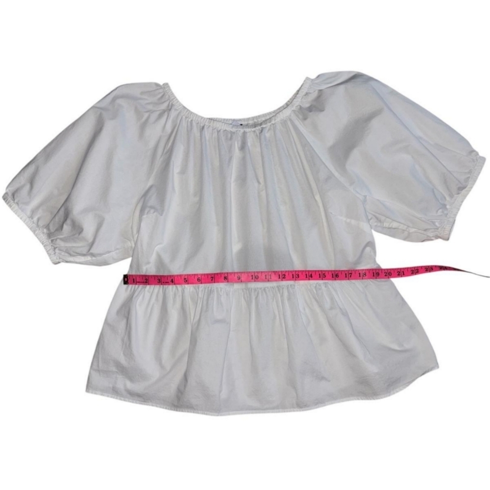 White Peplum Top Old Navy - Picture 5 of 8